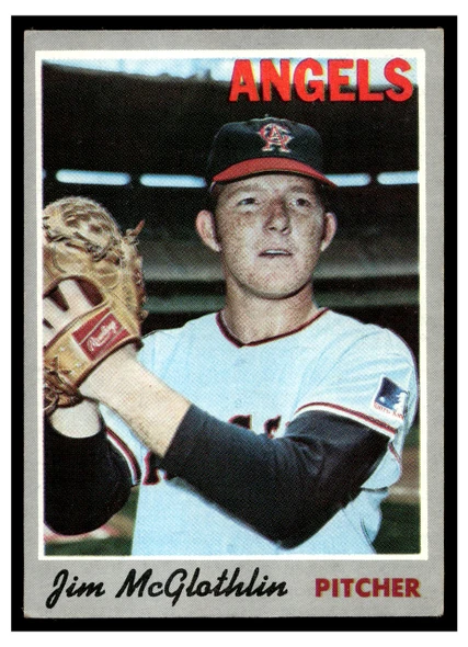 1970 Topps Jim McGlothlin #132 Low Grade front of card