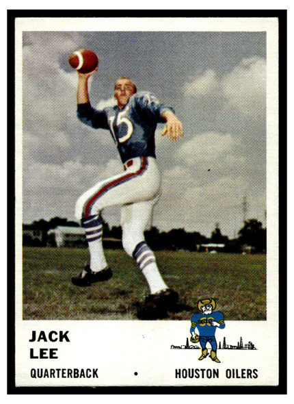 1961 Fleer Jack Lee #167 Low Grade front of card