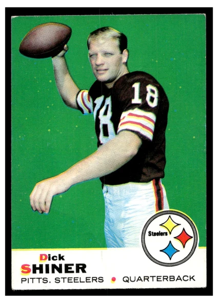 1969 Topps Dick Shiner #64 Rookie Card Low Grade — Example A front of card