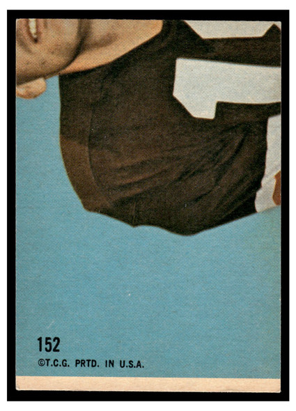 1968 Topps Willie Richardson #152 Rookie Card Low Grade back of card