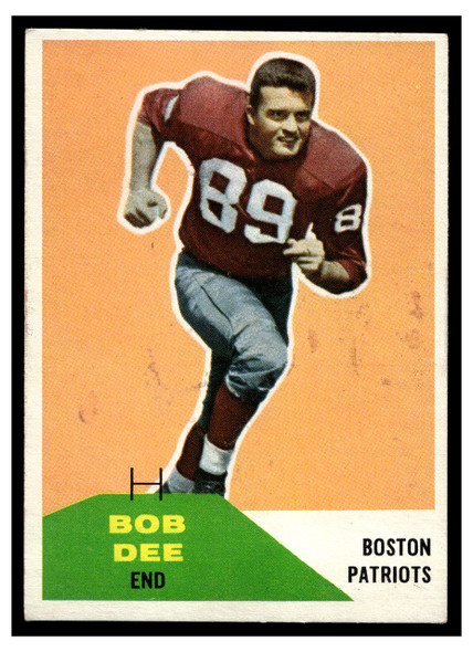 1960 Fleer Bob Dee #111 Rookie Card Low Grade front of card