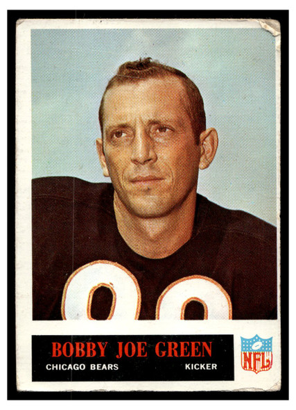 1965 Philadelphia Bobby Joe Green #22 Rookie Card Low Grade - Creases front of card