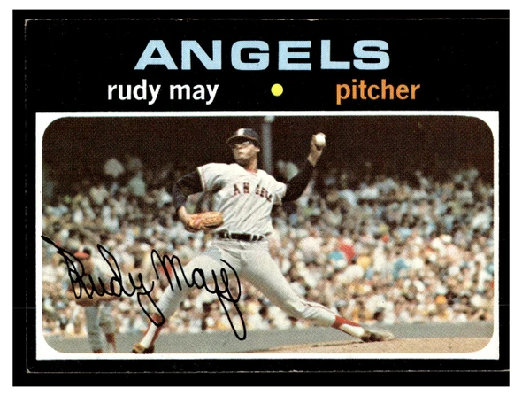 1971 Topps Rudy May #318 Low Grade front of card