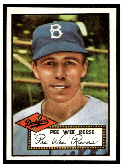 1983 Topps 1952 Reprint Series Pee Wee Reese #333 HOF VG-EX front of card