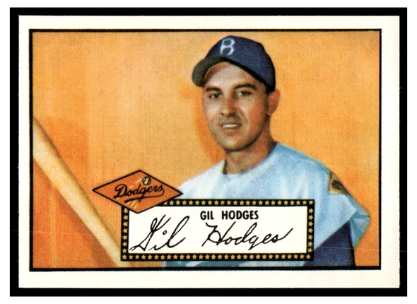 1983 Topps 1952 Reprint Series Gil Hodges #36 HOF VG-EX front of card