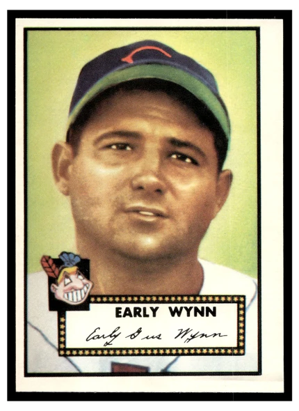 1983 Topps 1952 Reprint Series Early Wynn #277 HOF VG-EX front of card