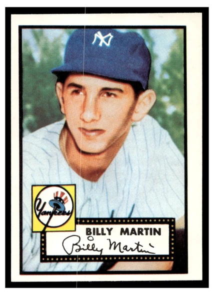 1983 Topps 1952 Reprint Series Billy Martin #175 VG front of card