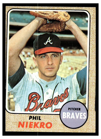 1968 Topps Phil Niekro #257 HOF VG front of card