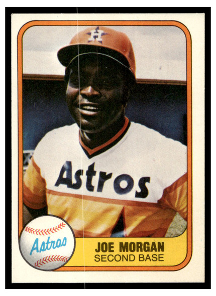 1981 Fleer Joe Morgan #78 HOF VG-EX front of card