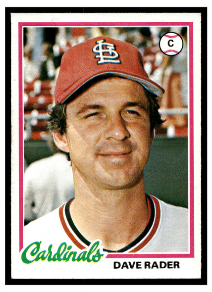 1978 Topps Dave Rader #563 VG front of card