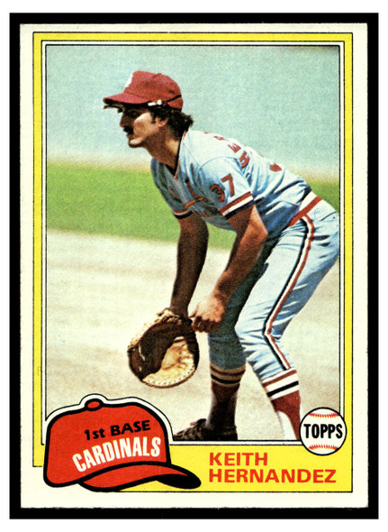 1981 Topps Keith Hernandez #420 Low Grade front of card