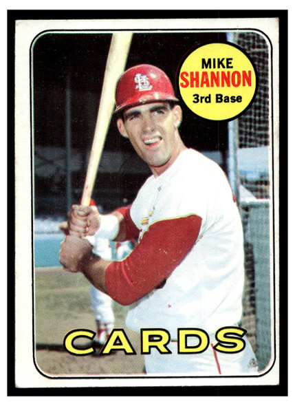 1969 Topps Mike Shannon #110 Low Grade front of card