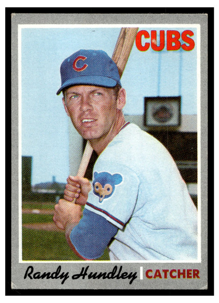 1970 Topps Randy Hundley #265 Low Grade - Creases front of card