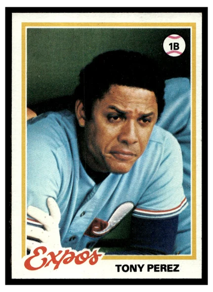 1978 Topps Tony Perez #15 HOF Low Grade front of card