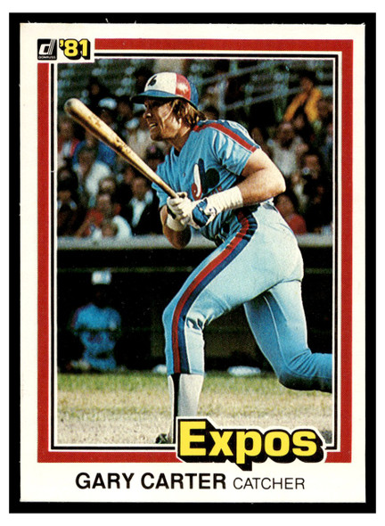 1981 Donruss Gary Carter #90 HOF VG-EX front of card