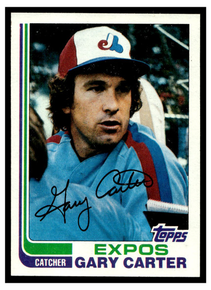 1982 Topps Gary Carter #730 HOF Low Grade front of card