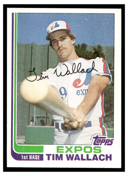 1982 Topps Tim Wallach #191 Rookie Card Low Grade front of card