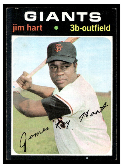 1971 Topps Jim Ray Hart #461 VG front of card