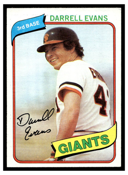 1980 Topps Darrell Evans #145 Low Grade front of card