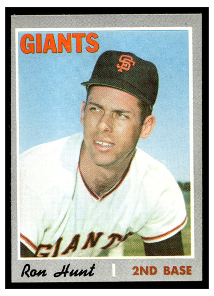 1970 Topps Ron Hunt #276 Low Grade front of card