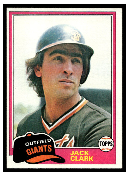 1981 Topps Jack Clark #30 Low Grade front of card
