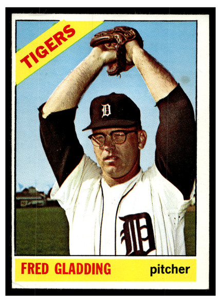 1966 Topps Fred Gladding #337 Low Grade - Creases front of card
