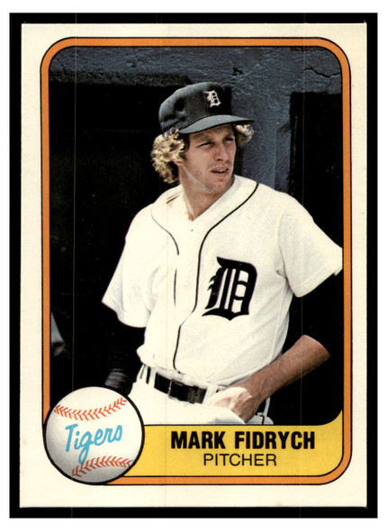 1981 Fleer Mark Fidrych #462 Good front of card