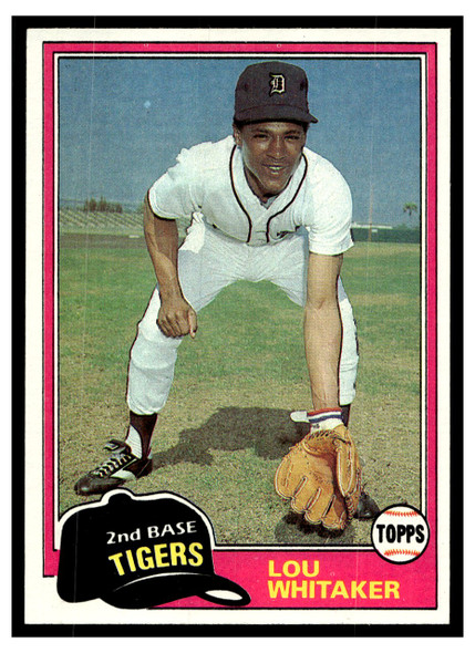 1981 Topps Lou Whitaker #234 Low Grade front of card