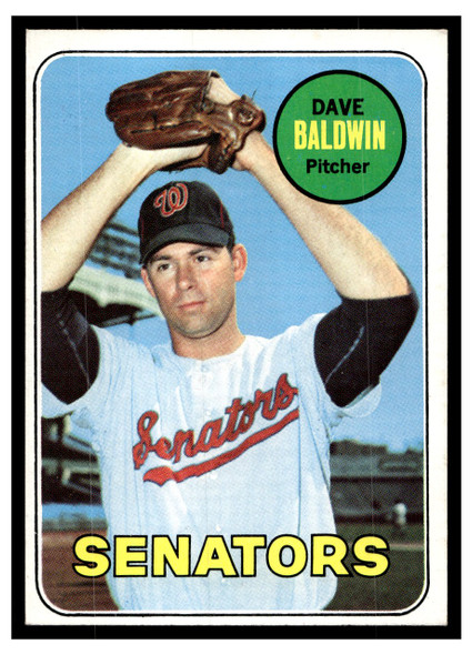 1969 Topps Dave Baldwin #132 Good front of card