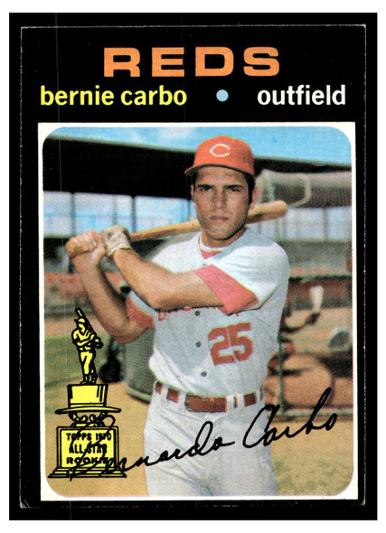 1971 Topps Bernie Carbo #478 Good front of card