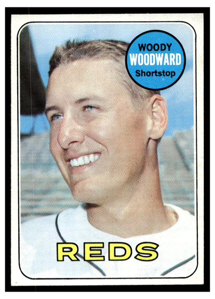 1969 Topps Woody Woodward #142 Good front of card