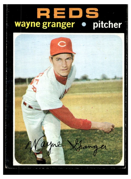 1971 Topps Wayne Granger #379 Low Grade front of card