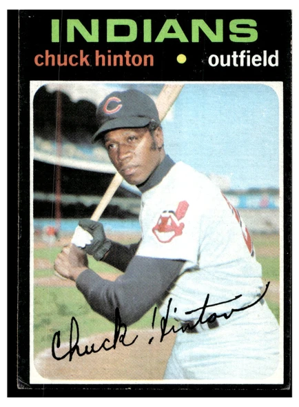 1971 Topps Chuck Hinton #429 Low Grade front of card