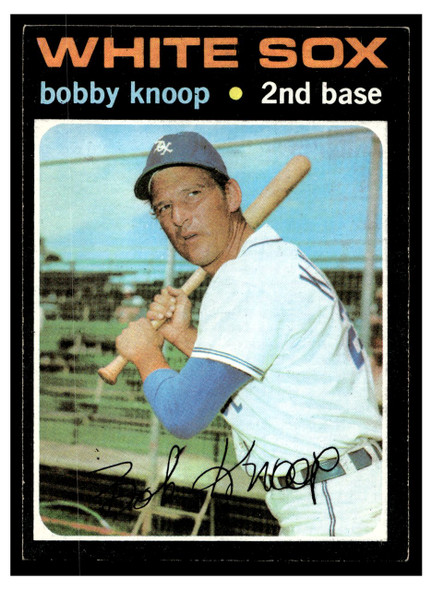 1971 Topps Bobby Knoop #506 Low Grade front of card