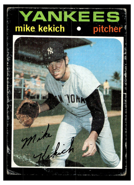 1971 Topps Mike Kekich #703 Low Grade front of card