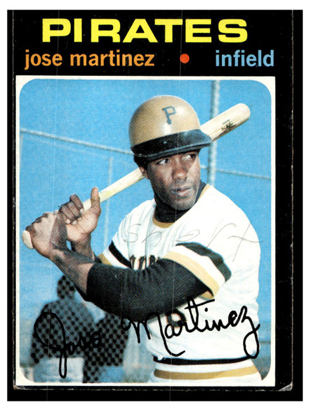 1971 Topps Jose Martinez #712 Low Grade front of card