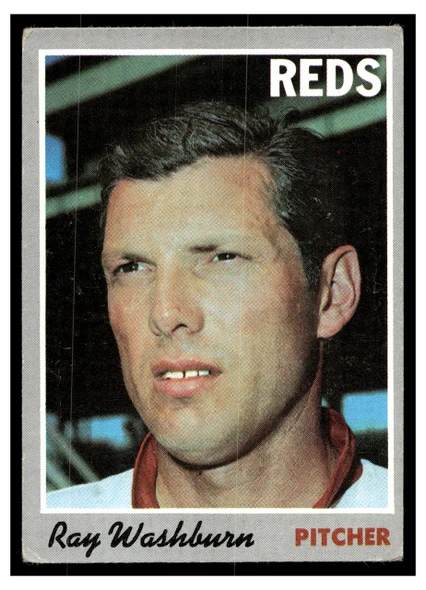 1970 Topps Ray Washburn #22 Low Grade front of card