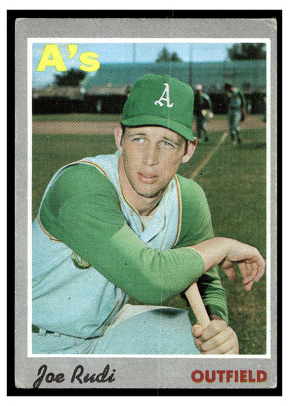1970 Topps Joe Rudi #102 Low Grade front of card