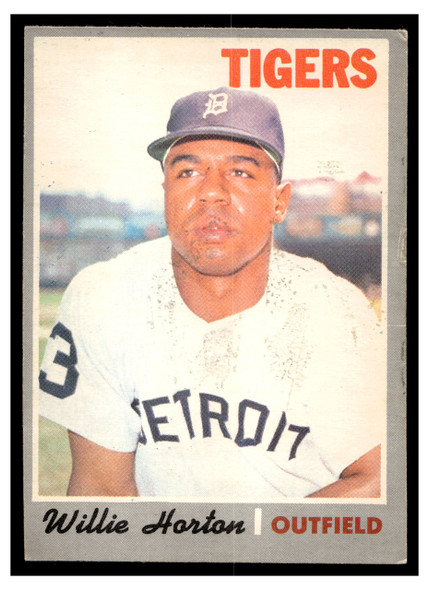 1970 O-Pee-Chee Willie Horton #520 Low Grade front of card