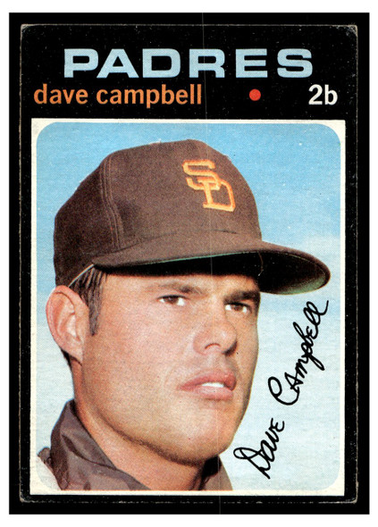 1971 Topps Dave Campbell #46 Low Grade front of card