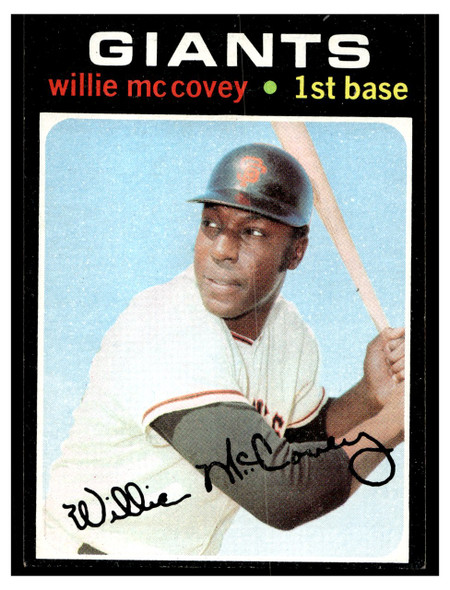 1971 Topps Willie McCovey #50 HOF Low Grade front of card