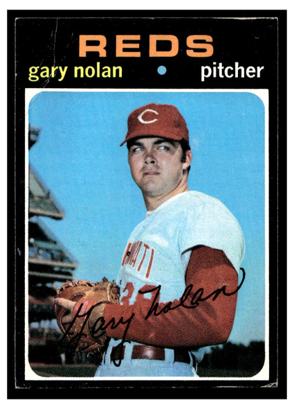 1971 Topps Gary Nolan #75 Low Grade front of card