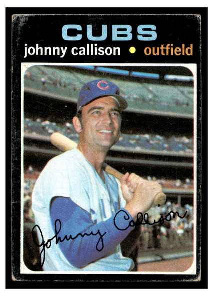 1971 Topps Johnny Callison #12 Low Grade front of card