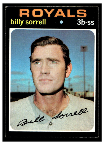 1971 Topps Billy Sorrell #17 Low Grade front of card