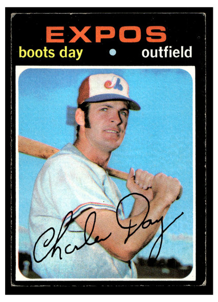 1971 Topps Boots Day #42 With Stadium Lights Low Grade front of card