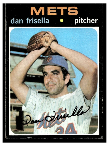 1971 Topps Dan Frisella #104 Low Grade front of card