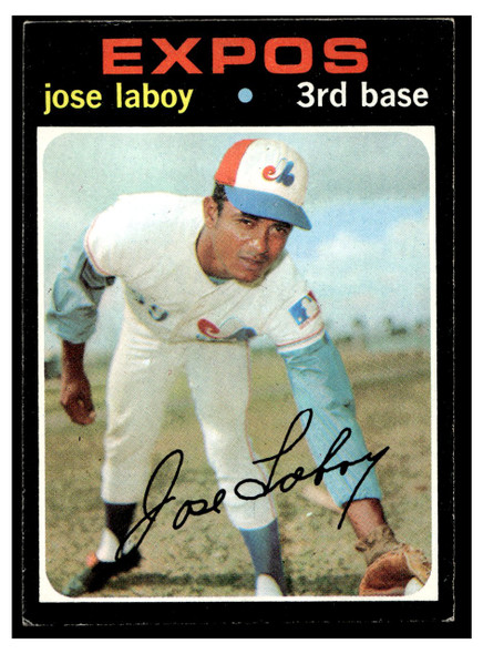 1971 Topps Jose Laboy #132 Low Grade front of card