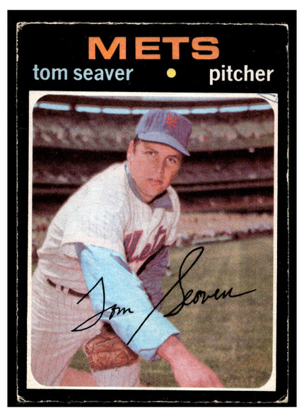 1971 O-Pee-Chee Tom Seaver #160 HOF Low Grade front of card