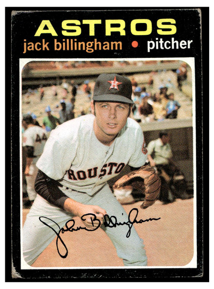 1971 Topps Jack Billingham #162 Low Grade front of card