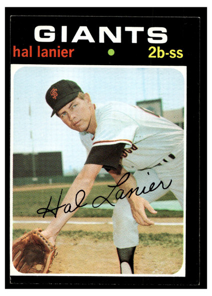 1971 Topps Hal Lanier #181 VG front of card